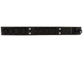 Vertiv 11027VH rPDU, Basic Standard, 30A, 208V, 4.9kW, Horizontal/Vertical, (4) IEC C13, (4) IEC C19, 10ft power cord with L6-30P, Black Powder Coat
