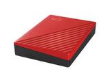 WD WDBPKJ0040BRD-WESN 4TB Wd External Hard Drive - My Passport Portable - Red