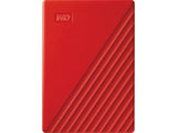 WD WDBYVG0020BRD-WESN 2TB WD External Hard Drive - MY PASSPORT - RED