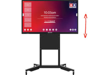 Qomo 487A03 E-BOX Interactive Mobile Stand, The motorized stand has an anticollision feature on the height adjust motors