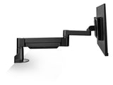 HAT Design Works 7000-500HY-104 7000 Series Monitor Arm, 500HY Cylinder, Black, holds 14 lbs