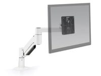 HAT Design Works 3500-250-248 Short Reach Monitor Arm, White, holds 1.5-12 lbs, up to 27IN screen