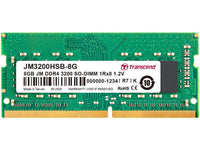 Transcend JM3200HSB-8G 8GB Jm DDR4 3200 SO-DIMM 1Rx8 1Gx8 CL22 1.2V
