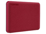 Toshiba HDTCA10XR3AA Canvio Advance - 1TB - Red - Portable Hard Drive