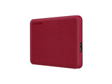 Toshiba HDTCA20XR3AA Canvio Advance - 2TB - Red - Portable Hard Drive