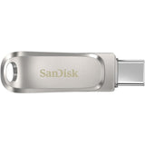 SanDisk SDDDC4-128G-A46 Metal Dual Flash Drive, Type C, 128GB USB 3.1, Ginseng, AMUSB 3.1, Ginseng, AM