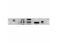 Black Box ACX2MR-DP11HS-SM Modular KVM Extender Receiver - Dual-Monitor, 4K30 DisplayPort 1.1, USB-HID, 3G, (1) Singlemode Fiber