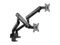 SIIG CE-MT2U12-S1 Dual Monitor Mechanical Spring Arm Mount Full Motion (CE-MT2U12-S1)