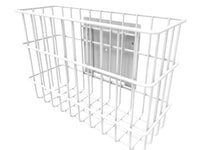 JACO 51-4507 Basket - Wire, 4x8x12in, Left Drw Mnt