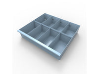 JACO 51-3861 Drawer Insert Tray - 8 Compartment, No Lids