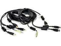 Vertiv CBL0113 Cable Assy, 1-HDMI/2-USB/1-AUDIO, 10FT