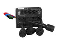 Vertiv PD2-105 Removable power output distribution boxes (PODs) installed in the rear of the UPS. Input and Output Connections: (4) 5-15/20R T-slot
