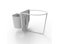 JACO 51-3960 Holder - 5in Diameter, Wipes (100)