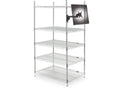 HAT Design Works 9110-8460-8.5-104 LCD Wall Mount w/Tilter & 8.5 Extension, Black, holds 28 lbs