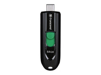 Transcend TS64GJF790C 64GB, USB3.2, Flash Drive, Type-C, Capless, Black