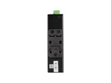 Black Box LIE402A Gigabit Ethernet (1000-Mbps) PoE++ Industrial Network Switch - (4) 10/100/1000-Mbps Copper RJ-45, (2)