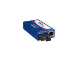 B+B SmartWorx IMC-350I-SST-PS-A IE-MINIMC,TP-TX/SSFX-SM1310-SC-WDM, W/adapter, Lfpt.