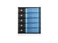 iStarUSA BPN-DE350HD-BLUE 3X5.25 to 5X3.5 12GB/S CAGE BLU