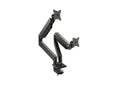 SIIG CE-MT3011-S1 Dual Heavy-duty Aluminum Gas Spring Full Motion, VESA75x75,100x100 (CE-MT3011-S1)