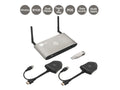 SIIG CE-H26611-S1 DualView Wireless Presentation Kit 1080p, up to 49 ft (15m) (CE-H26611-S1)