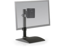HAT Design Works 9109-S-104 Flat Panel Monitor Stand, Black, holds 30 lbs, up to 27IN screen
