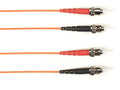 Black Box FOCMR62-STST-OR-65 62.5 MM FO Patch Cable Duplx, PVC, Orange, STST / 62.5 MM FO