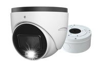 Speco Technologies O5LT1 5MP IP Advanced Analytics Turret Camera with White Light Intensifier, 2.8mm lens, NDAA, Junctio