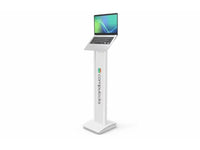 Compulocks 140WSMP01W Universal Invisible Mount Brandable Floor Stand White
