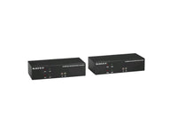 Black Box KVXLCHF-200 KVM Extender Kit over Fiber - Dual-Monitor, HDMI 4K30, USB 2.0, Audio, Serial, Local Video Out, SFP Port
