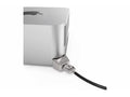Compulocks MSLDG01KL Mac Studio Ledge Lock Adapter with Keyed Cable Lock Silver