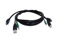 Black Box SKVMCBL-HDMI-06TAA 6 ft KVM USB HDMI Cable with Audio - TAA Compliant