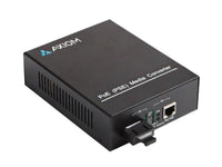 Axiom MCP32-T2-S3L10-AX POE+ RJ45 to SC SMF Media Conv