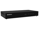 Black Box KVS4-1004VM KVM Switch, NIAP 4.0 Certified - 4-Port, Single-Monitor, DisplayPort with MST, HDMI Out