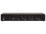 Black Box KVS4-1004VM KVM Switch, NIAP 4.0 Certified - 4-Port, Single-Monitor, DisplayPort with MST, HDMI Out