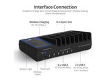 SIIG AC-PW1R11-S1 150W 10P USB A/C & Wireless Charger (AC-PW1R11-S1)