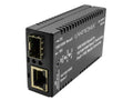 Transition Networks M/GE-PSW-PSE-01-LA PoE Media Converter 1GE TP to Fibe SFPr Mini 802.3at PSE w/ -LA Pwr