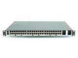 Lantronix SLC80482201S Console Server, 48 x RJ45 serial ports software selectable, 2 USB 2.0 ports, 2 GbE RJ45 Ethernet, Dual AC Power