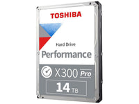 Toshiba HDWR51EXZSTB X300 PRO - 14TB - Performance Hard Drive