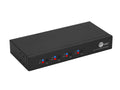 SIIG JU-SW4311-S1 4-Port Roaming KM Switch w/ USB 2.0 Hub TAA Compliant (JU-SW4311-S1)
