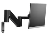 HAT Design Works 7000-800-FM-104 7000 Articulating Monitor Arm w/ Flexmount Monitor Mount, Black, holds 10-22 lbs, up to 32IN screen