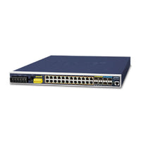 PLANET IGS-6325-24P4X Industrial L3 24-Port Gigabit 802.3at PoE+ + 4-Port 10G SFP+ Managed Switch