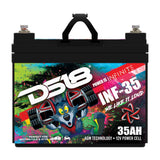 INFINITE 35 AH AGM Power Cell 12 Volt Battery - side view | Silarius