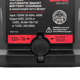 15 AMP Automatic Smart Lithium and AGM Battery Charger, Maintainer and Jump Booster - detail view | Silarius
