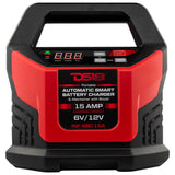 15 AMP Automatic Smart Lithium and AGM Battery Charger, Maintainer and Jump Booster - detail view | Silarius