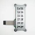 Viking 263603 Heavy-Duty Sealed 2x6 Keypad with Ribbon Cable for K-1200/K-1275 Series