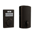 Schlage JFE105 GAT 716 J Series Keypad Deadbolt with Gatlin Trim, Offline Lock, Aged Bronze