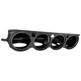 Jeep JK/JKU Overhead Bar System Fits 8 X 10' Speakers, 2 X 2.3' tweeters and 2 X 1 ' Drivers -Black - rear view | Silarius