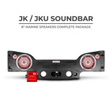 DS18 JKSBAR22LOADED Jeep JK/JKU Plug & Play Sound Bar Package - side view | Silarius