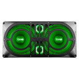 Jeep TJ,JK/JKU,JL/JLU Tailgate Loudspeaker Enclosure for 2 X 10' and 2 x 3' Tweeters - side view | Silarius