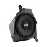 Jeep JL/JLU/JT Dash Enclosure - Loaded 6.5' Left & Right with PRO-JP6NEO, 150W RMS - rear view | Silarius